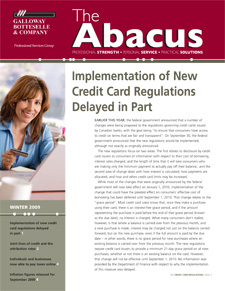 Abacus Winter 2009